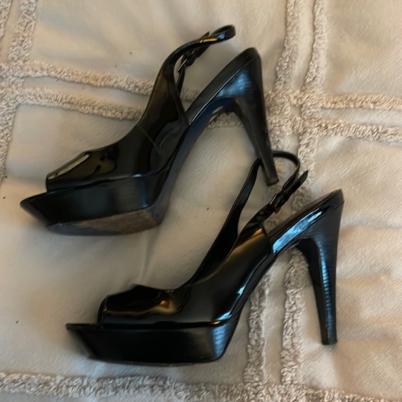 Cole Haan Maria Shaariapova Air Renfrow OT Sling Color Black Patent Size 10.5 - Picture 2 of 5